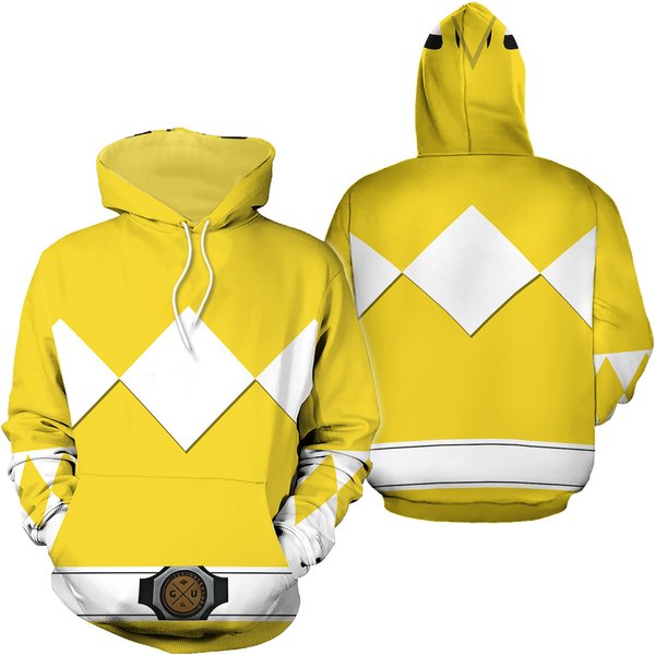 Mmpr 'Yellow Ranger' Fashion Hoodie-image