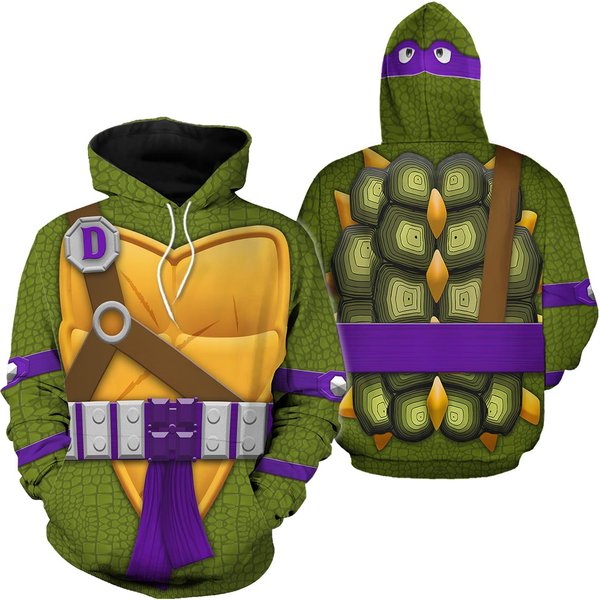 Donatello Tmnt Costume Hoodie Joggers Sets-image