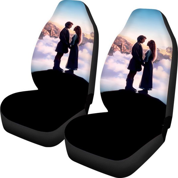 Set Of 2 Princess Bride Seat Covers, Dread Pirate Roberts & Buttercup Car