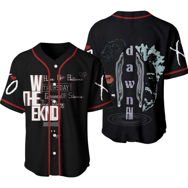 Weeknds Dawn Fm House Of The Balloons Baseball Jersey-image