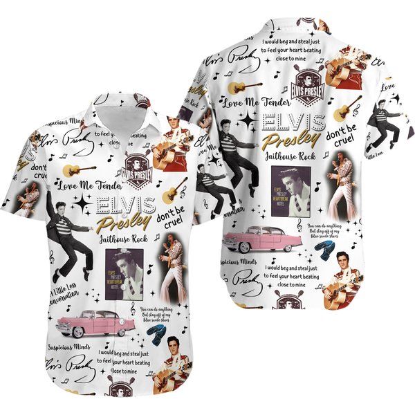 Elvis Tour 2025 Hawaii Shirt, Elvis Presley Button Shirt-image