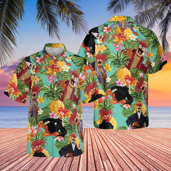 Pepe The King Prawn The Muppet Hawaiian Shirt-image