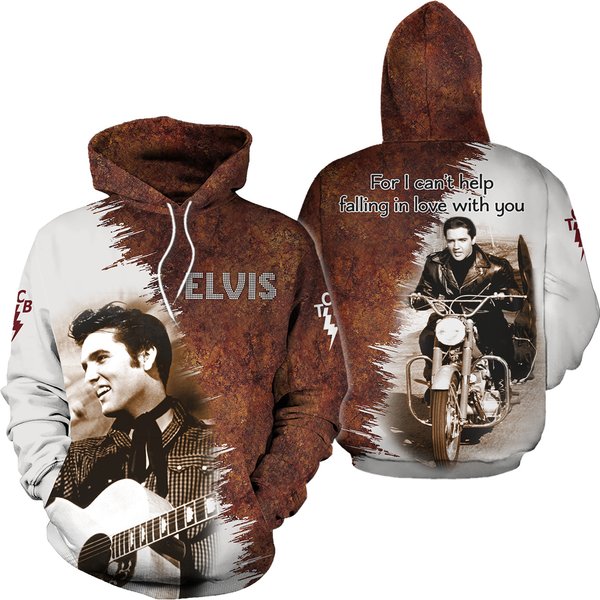 Elvis Presley 90Th Anniversary Hoodie, The King Of Rock And Roll Sweatshirt, Elvis Tour 2025 Hoodie-image