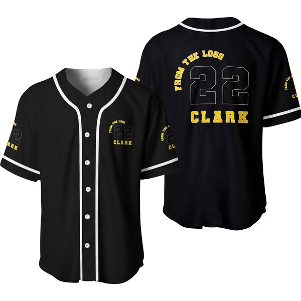 Caitlin Clark Iowa Basketball From The Logo Baseball Jerseys-image