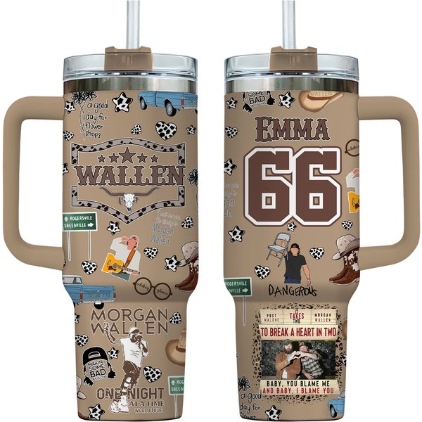 Wallen Western Style Tumbler With Handle