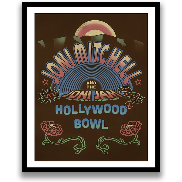 Joni Mitchell Hollywood Bowl October 19-20 2024 Los Angeles, Ca Tour Poster-image