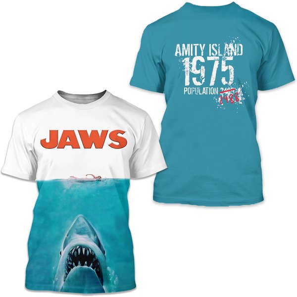 Jaws Movie T-Shirt: Horror Fan Gift-image