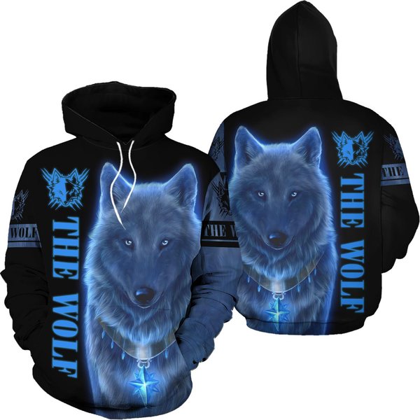 The Wolf 3D Printed Hoodie Joggers Sets - Elwy-22-image