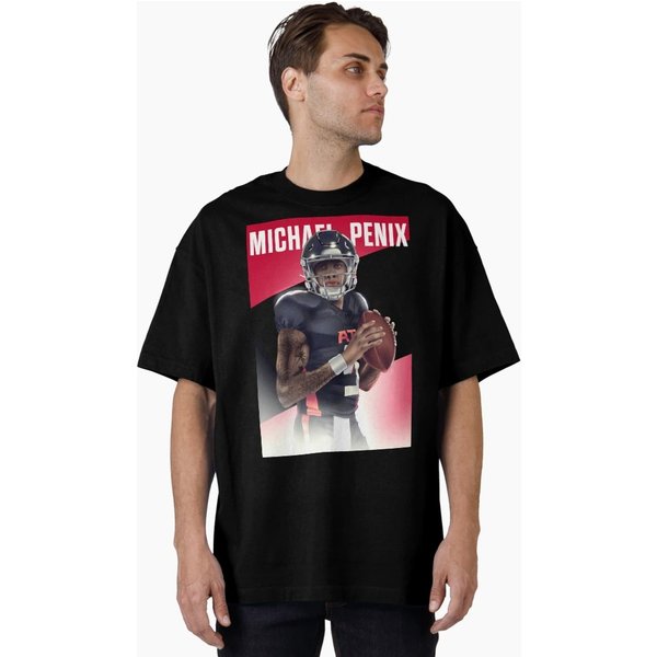 Vintage 90S Graphic Style Michael Penix Jr T-Shirt, Michael Penix Jr Shirt, Vintage Sport Tee, Football Bootleg Gift Style 2-image