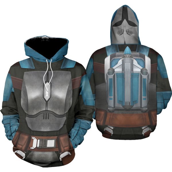 Bo-Katan Costume Hoodie Sweatpants Sets-image