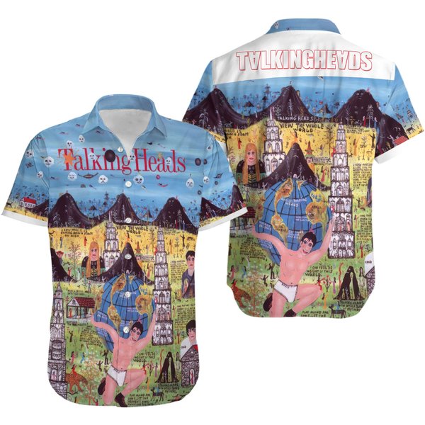 Talking Heads Little Creatures Album Cover Hawaiian Shirt-image