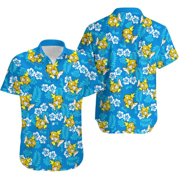 Magikarp Hawaiian Shirt Magikarp Button Up Shirt-image