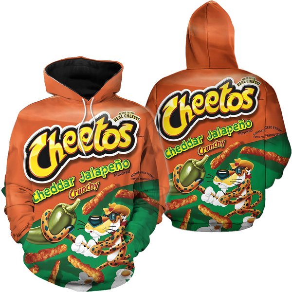 Cheetos Funny Hoodie Joggers Sets-image