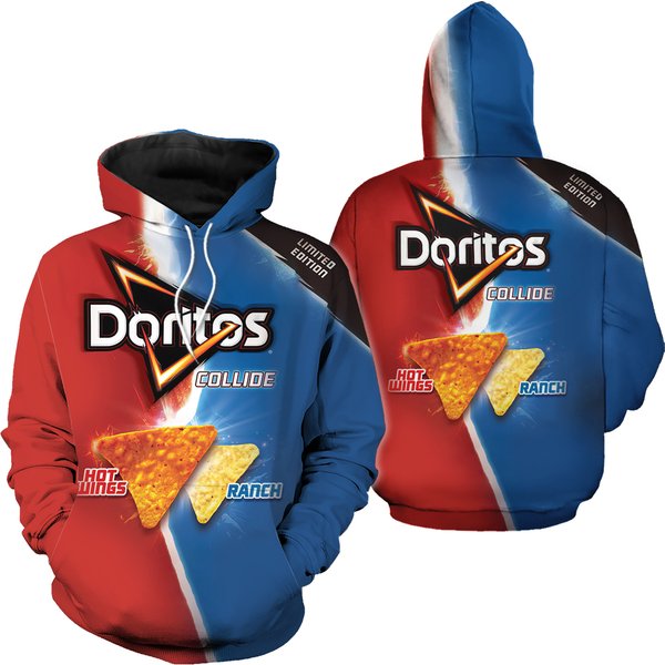 Doritos Collide Hot Wing Ranch Shirt Group Halloween Costumes Group Candy 3D Hoodie-image