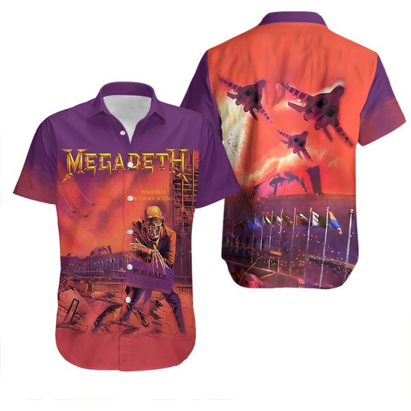 Megadeth Peace Sells... But Who's Buying Album Hawaiian Shirt-image