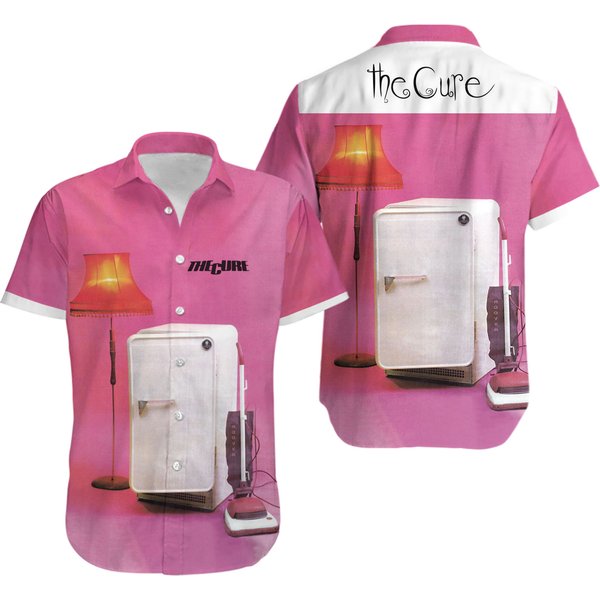 The Cure Three Imaginary Boys Album Cover Hawaiian Shirt-image