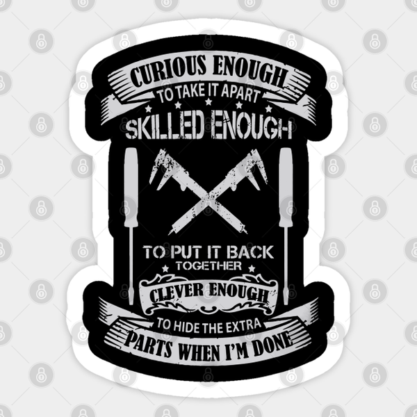 Millwright Skilled Enough - Millwright - Sticker-image