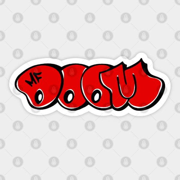 Mf Dooom Logo - Mf Dooom - Sticker-image