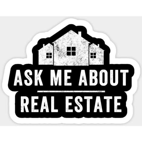 Ask Me About Real Estate - Real Estate - Sticker-image
