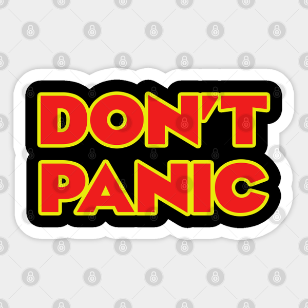 Don'T Panic - Dont Panic - Sticker-image
