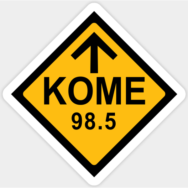Kome 98.5 Fm Radio - Classic Rock - Sticker-image