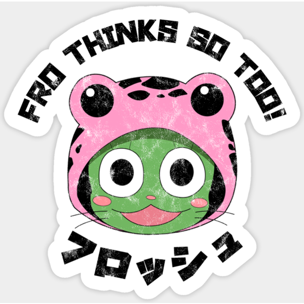 Fairy Tail Frosch Fro Thinks So Too! - Fairy Tail - Sticker-image