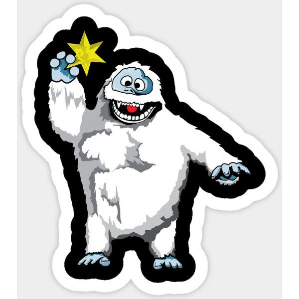Abominable Snow Monster Bumble - Rudolph The Red Nosed Reindeer - Sticker-image