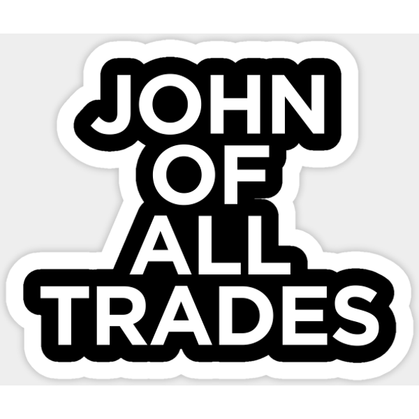 John Of All Trades - Jack Of All Trades - Sticker-image