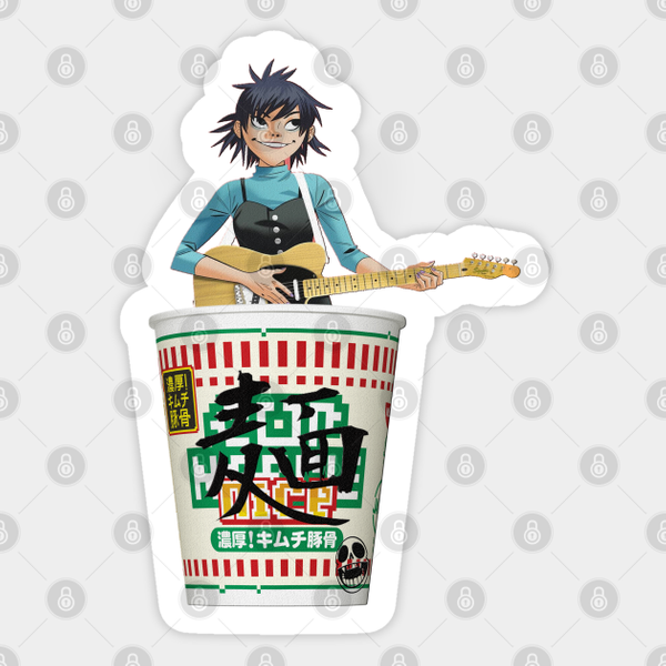 Noodle In Noodle - Gorillaz - Sticker-image