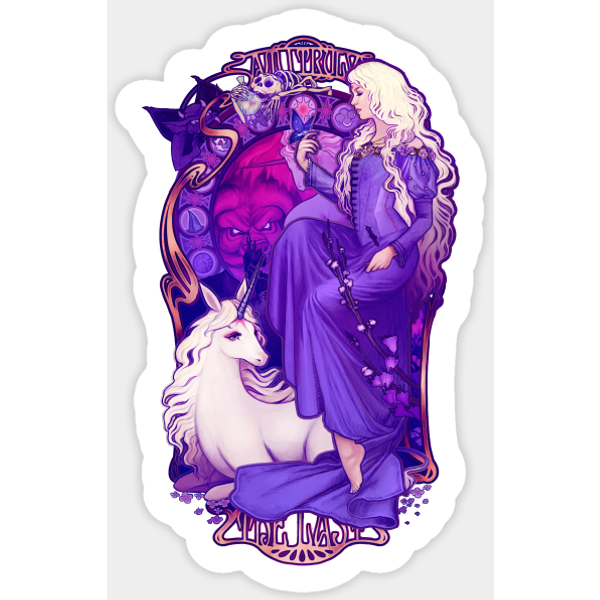 Am I Truly The Last? - Last Unicorn - Sticker-image