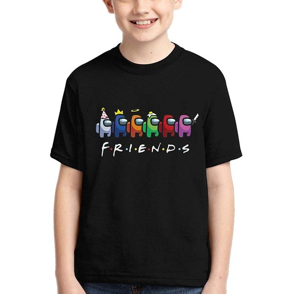 Among Us Kids T Shirt Friends-image