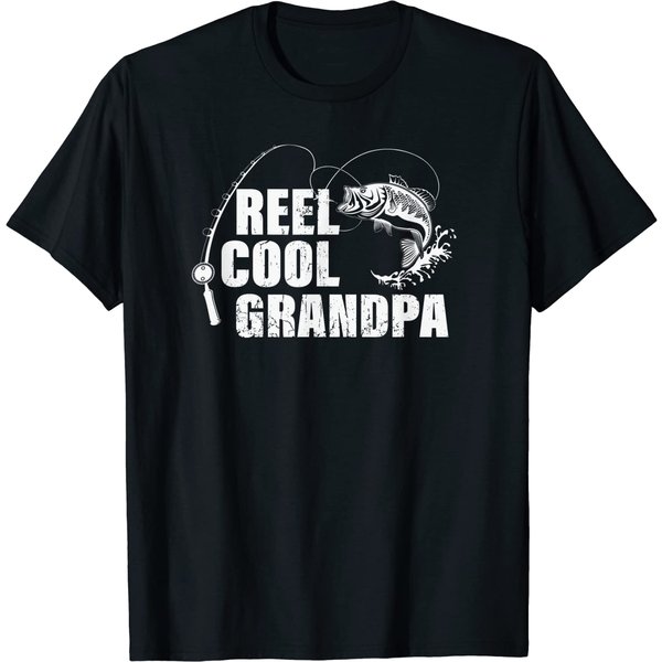 Men's T Shirt Reel Cool Grandpa-image