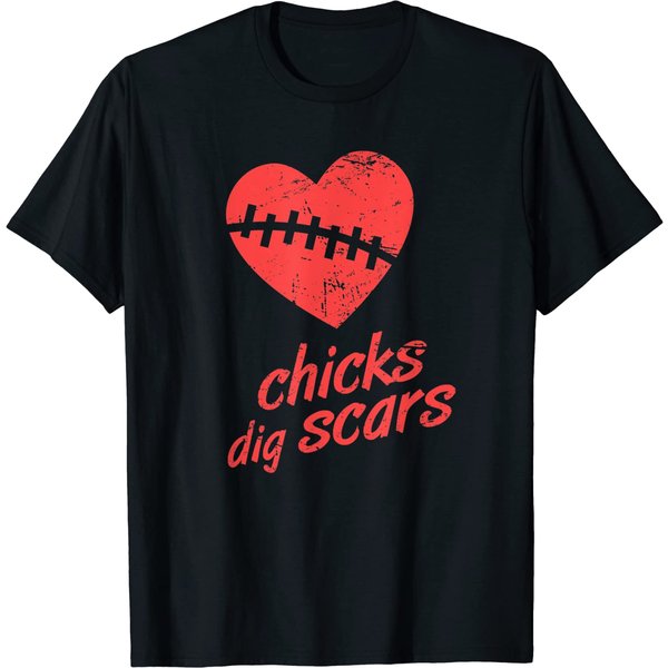 Scars - Funny Recovery Open Heart Bypass Surgery T-Shirt-image