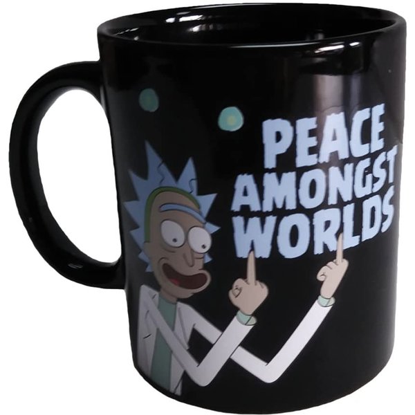 Rick And Rickandmorty Peace Amongst Worlds Mugs