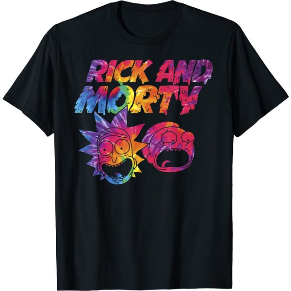 Rick And Morty Tie Dye Drip T Shirt-image