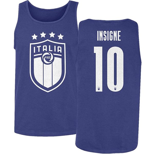 Italy #10 Lorenzo Insigne Jersey Tank Top-image