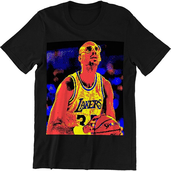 Kareem Abdul Jabbar Pixel Poster Shirt-image