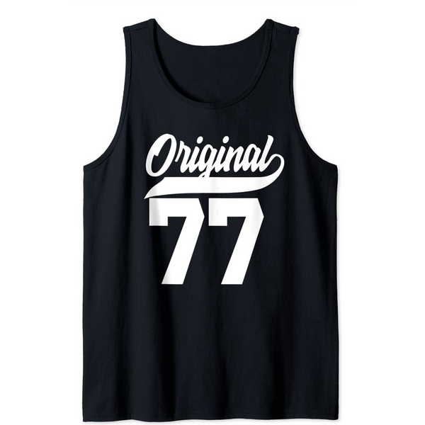 44Th Birthday Original Vintage Born 1977 Tank Top-image