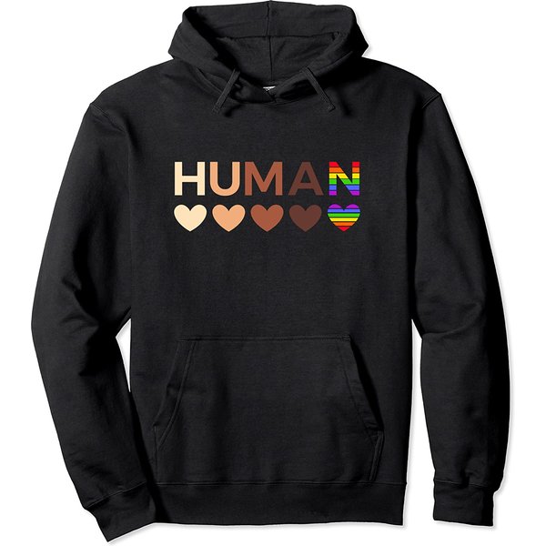 All-inclusive Hearts For Blm Racial Justice & Human Equality Hoodie