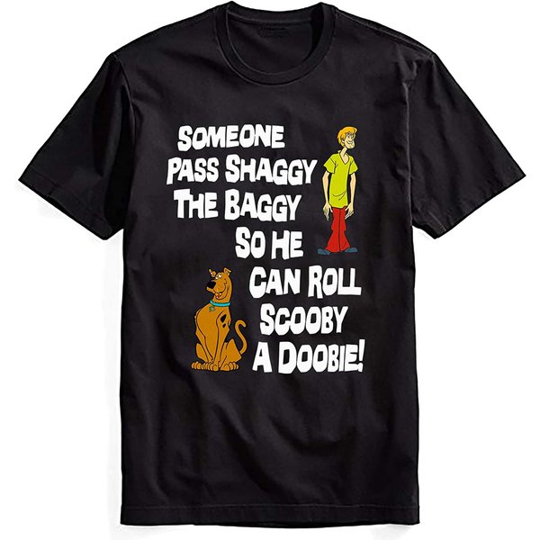 New Scooby Doo Pass Shaggy The Baggy T Shirt Funny-image
