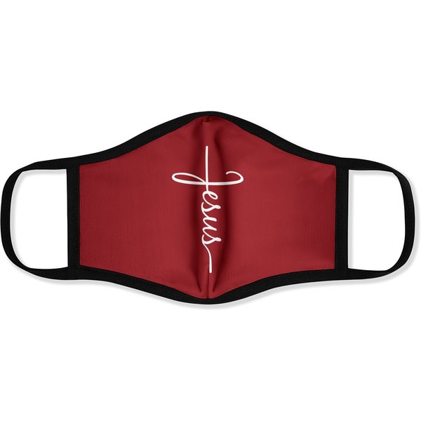 Jesus Cross Face Mask, Jesus Belief, Christian Face Mask, Gift For God Lover-image