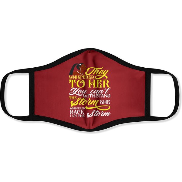 Proud Black Girl Queen Black History Month Face Mask-image