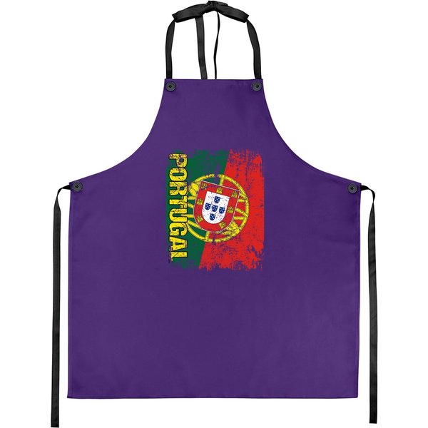 Portugal Flag Vintage Distressed Apron-image