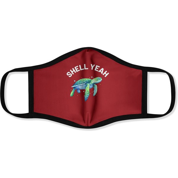 Shell Yeah - Cute Tortoise & Sea Turtle Face Mask