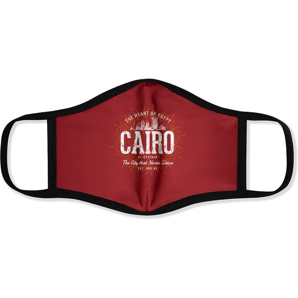 Egypt Vintage Cairo Face Mask-image