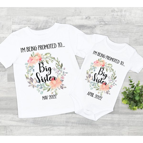 I'm Being Promoted To Big Sister Custom T Shirt-image