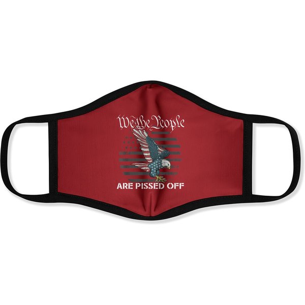 We The People Are Pissed Off Vintage Usa Flag America Lover Face Mask