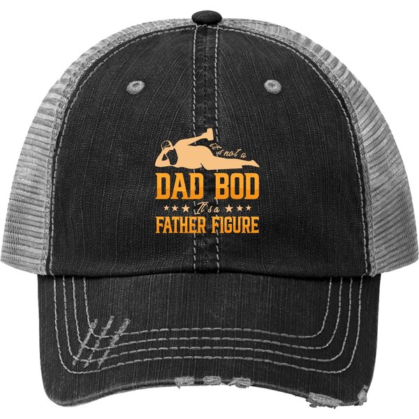 Trucker Hat It's Not A Dad Bod It's A Father Figure-image