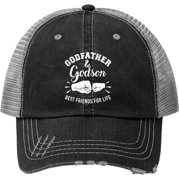 Godfather And Godson Friends For Life Trucker Hat-image