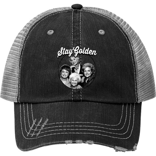 The Stay Golden Stay Golden Print Trucker Hat-image